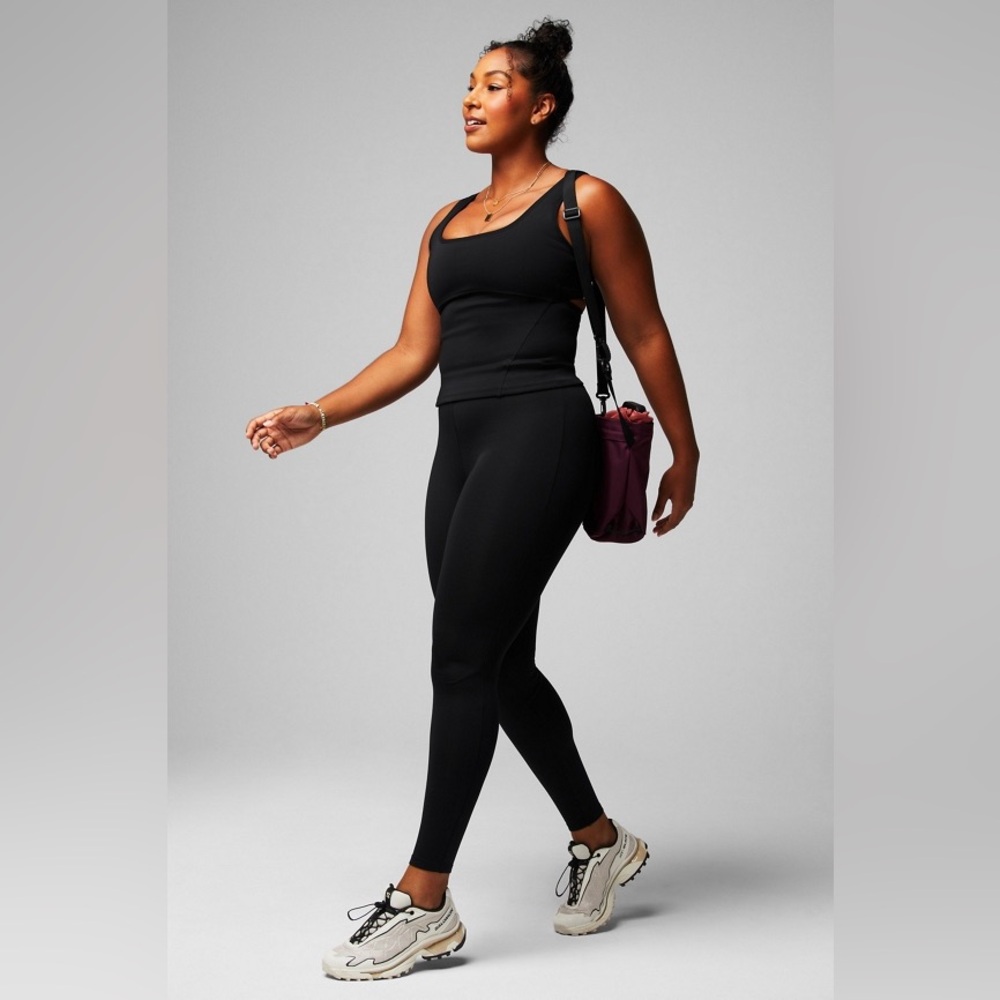 NEW Fabletics Atlantis Scuba High Waisted Legging Black Size Medium